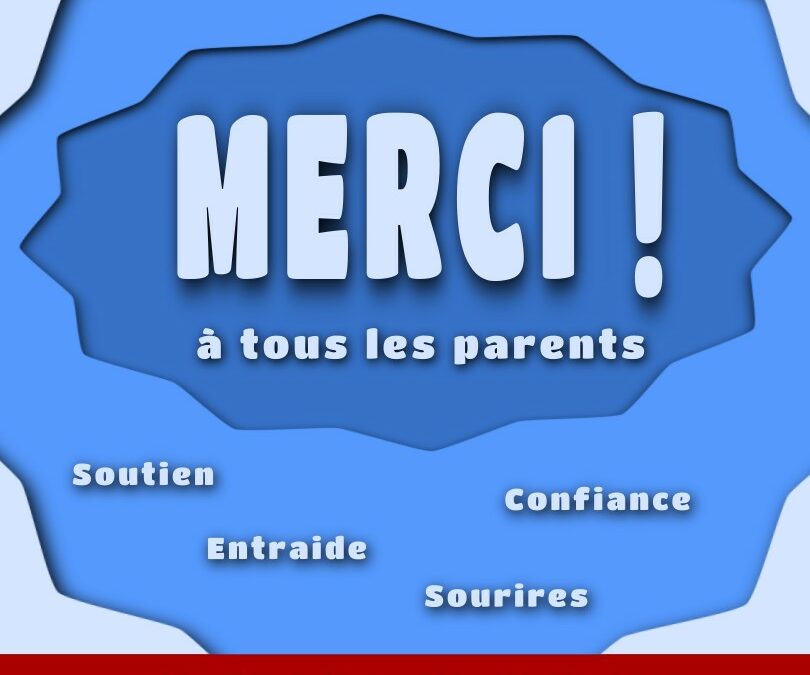 APE – Remerciements aux parents