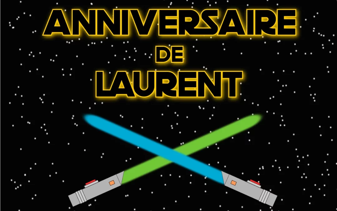 Invitation Star Wars pour un anniversaire