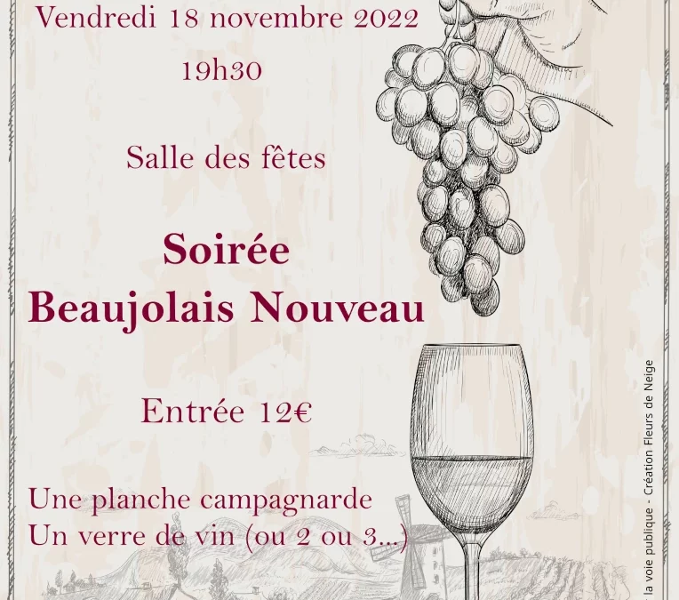 Soirée Beaujolais Nouveau – Villemoiron-en-Othe