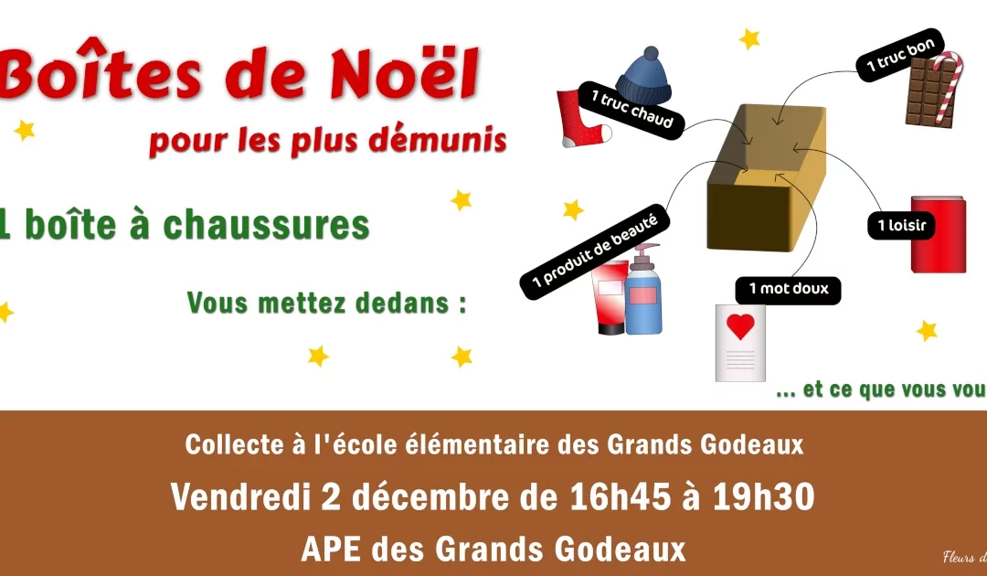 APE – Collecte de Boîtes de Noël 2022