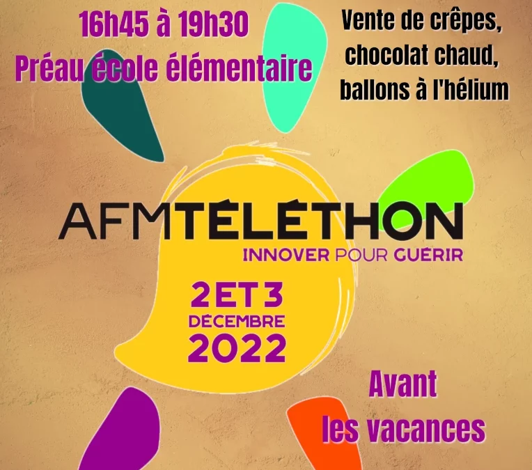 APE – Actions et ventes au bénéfice du Téléthon