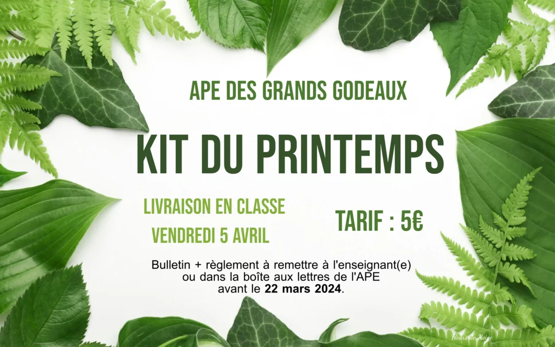 APE – Kit du printemps